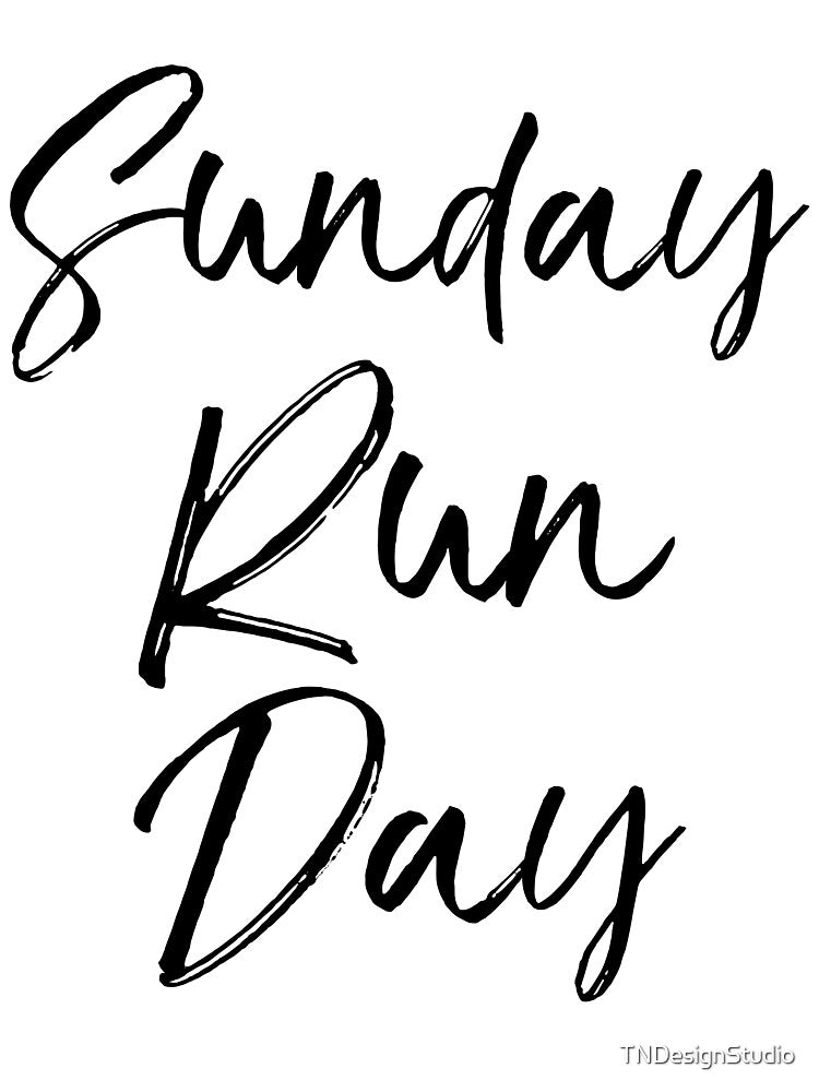 Running Sunday Run Day Funny Workout Quote by TNDesignStudio T-Shirts, Hoodie, Sweatshirt | BlankRebels.com (Image 3)