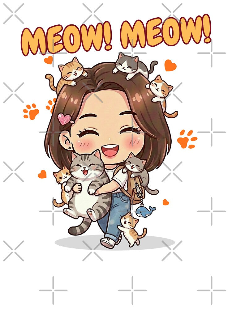 Meow Meow Cozy Day – Cute Cat Lover Girl | Kawaii Self Care Aesthetic by Beeform T-Shirts, Hoodie, Sweatshirt (Image 2)