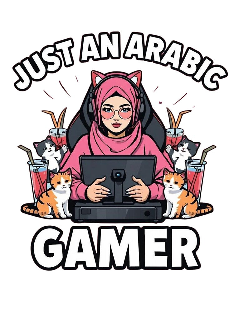 Just an Arabic Gamer by RED-MOUSE T-Shirts, Hoodie, Sweatshirt | BlankRebels.com (Image 3)