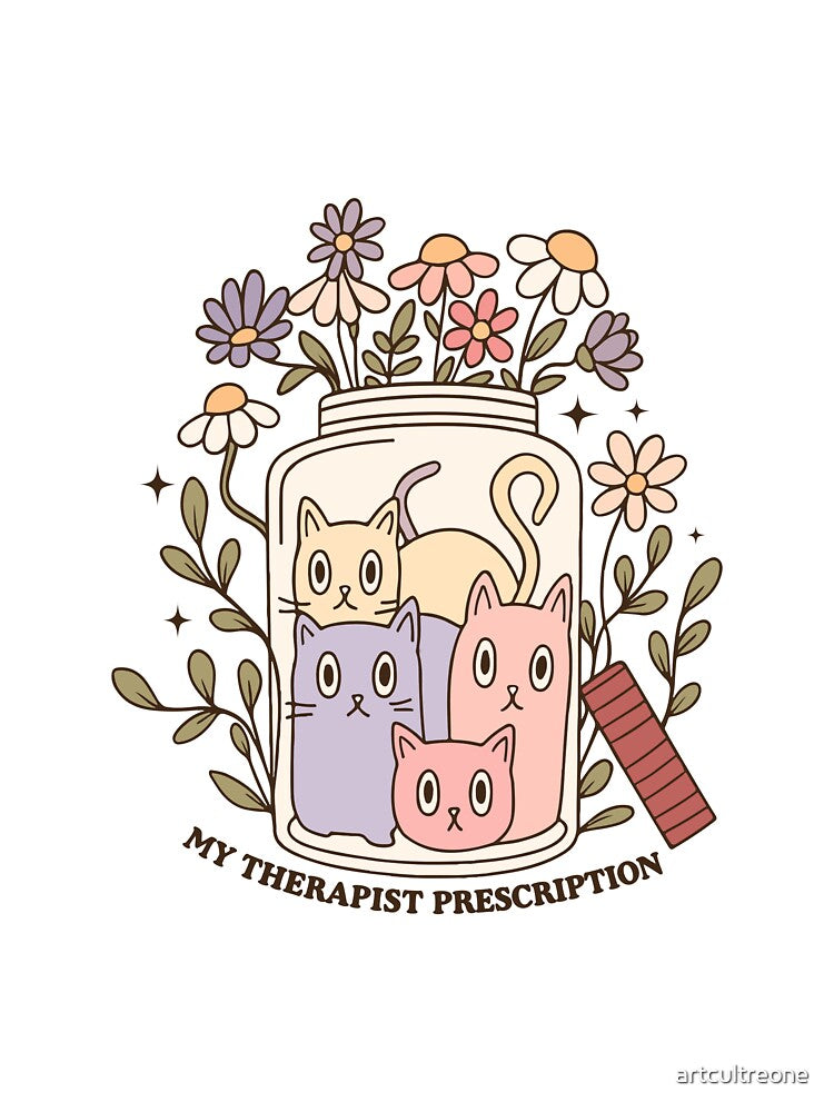 My Therapist's Prescription – Mental Health Humor by artcultreone T-Shirts, Hoodie, Sweatshirt | BlankRebels.com (Image 3)