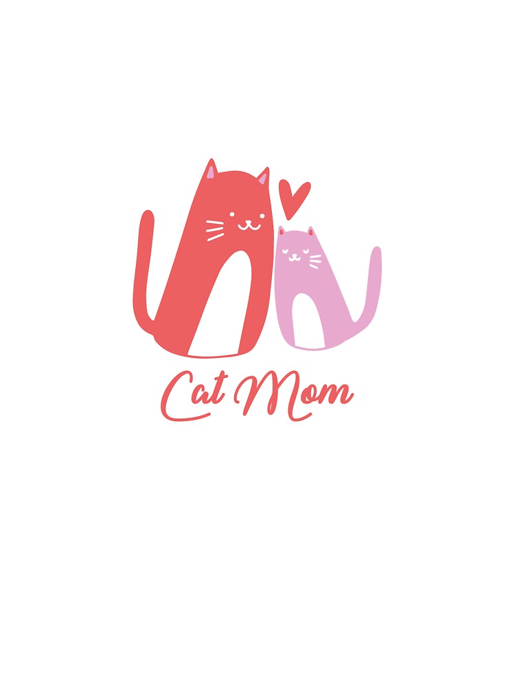 Minimalist Cat Mom Design Trendy Aesthetic Cute Gift by blobifystudio T-Shirts, Hoodie, Sweatshirt (Image 3)