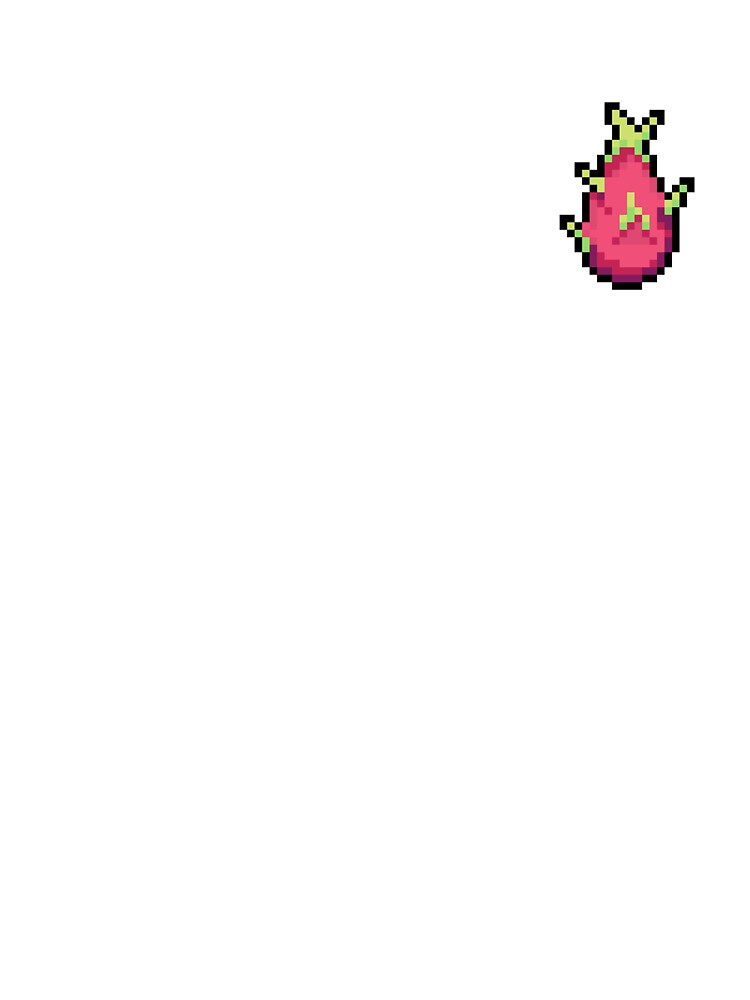 Pixel Dragon fruit - pixel food art by LittleFoodShop T-Shirts, Hoodie, Sweatshirt | BlankRebels.com (Image 3)