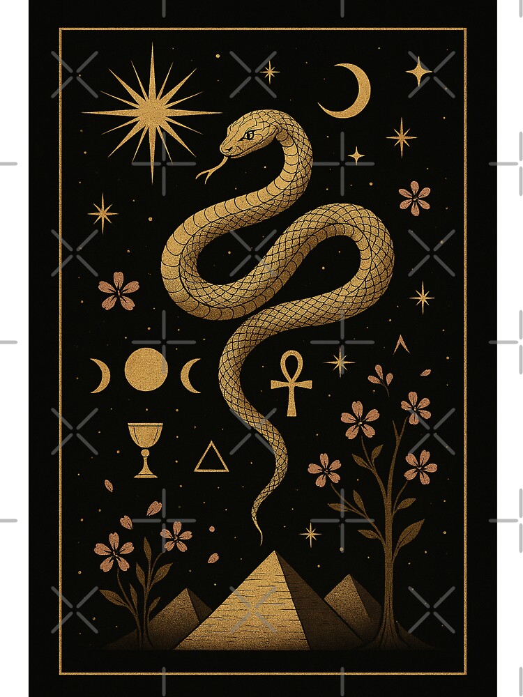 Serpent of the Stars – Celestial Tarot Snake by kayodeDesign T-Shirts, Hoodie, Sweatshirt | BlankRebels.com (Image 3)