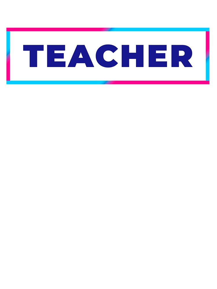 Teacher retro colorful frame by SVPOD T-Shirts, Hoodie, Sweatshirt | BlankRebels.com (Image 3)