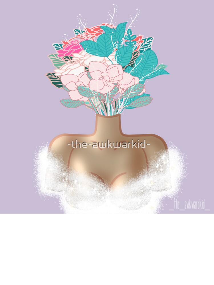 Flower Bust by -the-awkwarkid- T-Shirts, Hoodie, Sweatshirt | BlankRebels.com (Image 3)