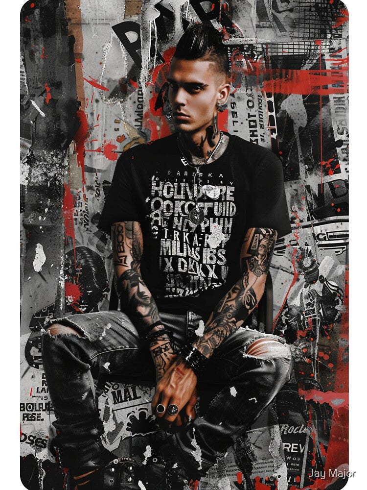 Raw Grunge Aesthetics Design 3 of 8 by Jenson Major T-Shirts, Hoodie, Sweatshirt | BlankRebels.com (Image 3)