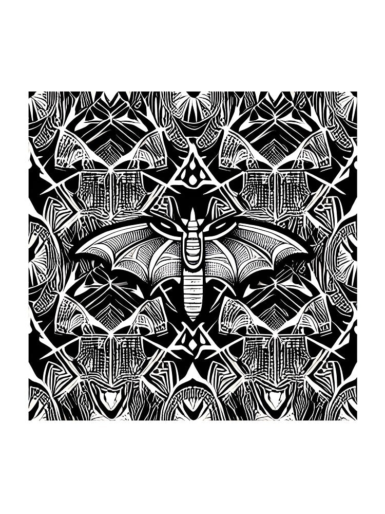 Black and white Bat Pattern by JaeganDesigns T-Shirts, Hoodie, Sweatshirt | BlankRebels.com (Image 3)