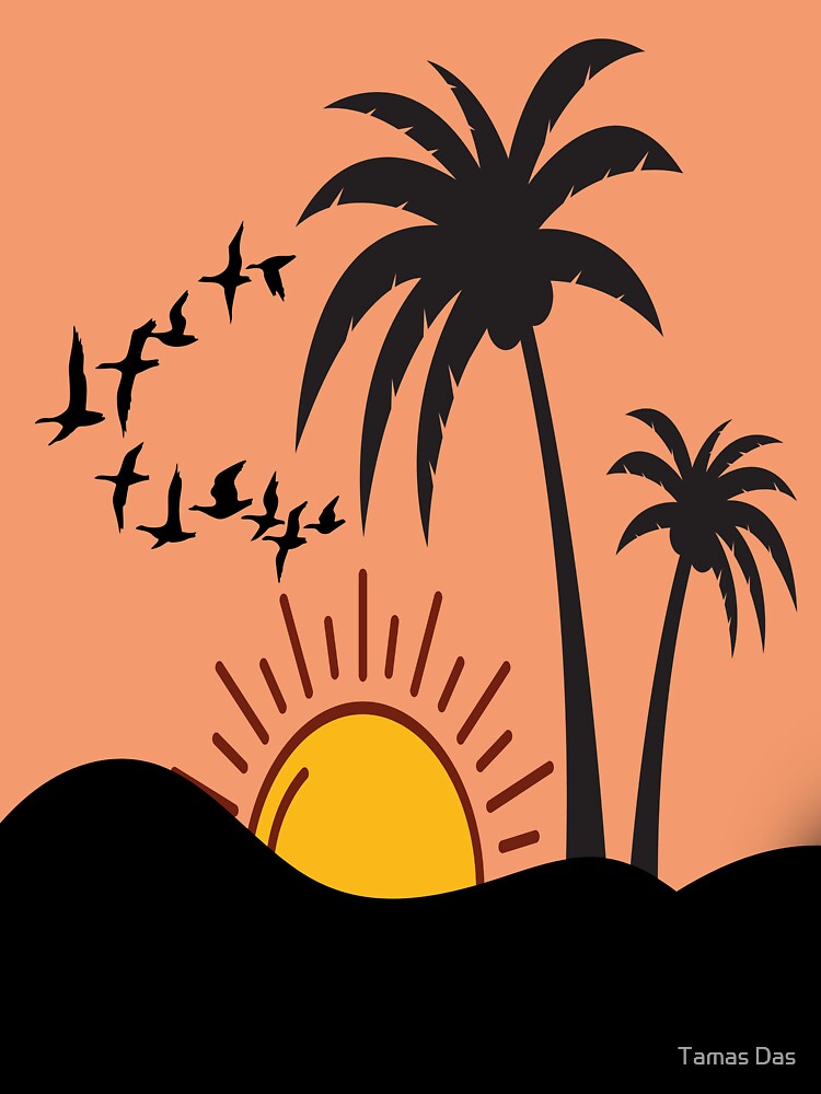 Orange Sunset At The Tropical Beach,Beach Sunset Sky, beautiful sunset sky, beach sunset, by Tamas Das... (Image 3)