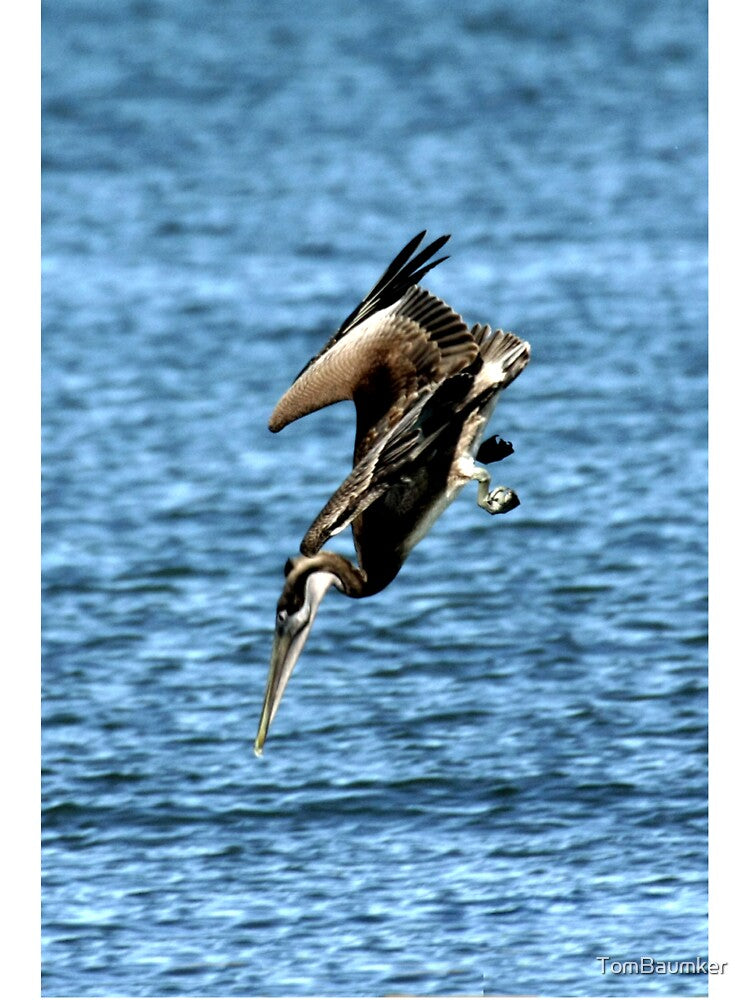 DIVING BROWN PELICAN by TomBaumker T-Shirts, Hoodie, Sweatshirt | BlankRebels.com (Image 3)