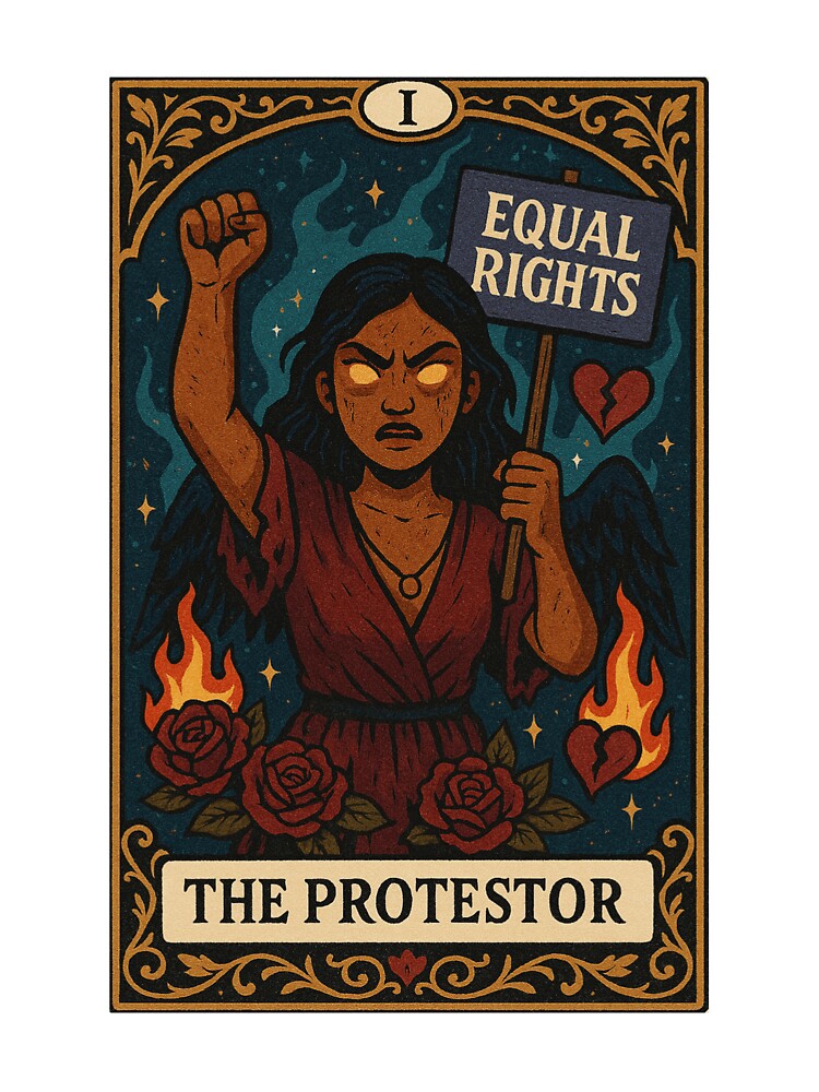 The Protester tarot by ContentCoDesign T-Shirts, Hoodie, Sweatshirt | BlankRebels.com (Image 2)