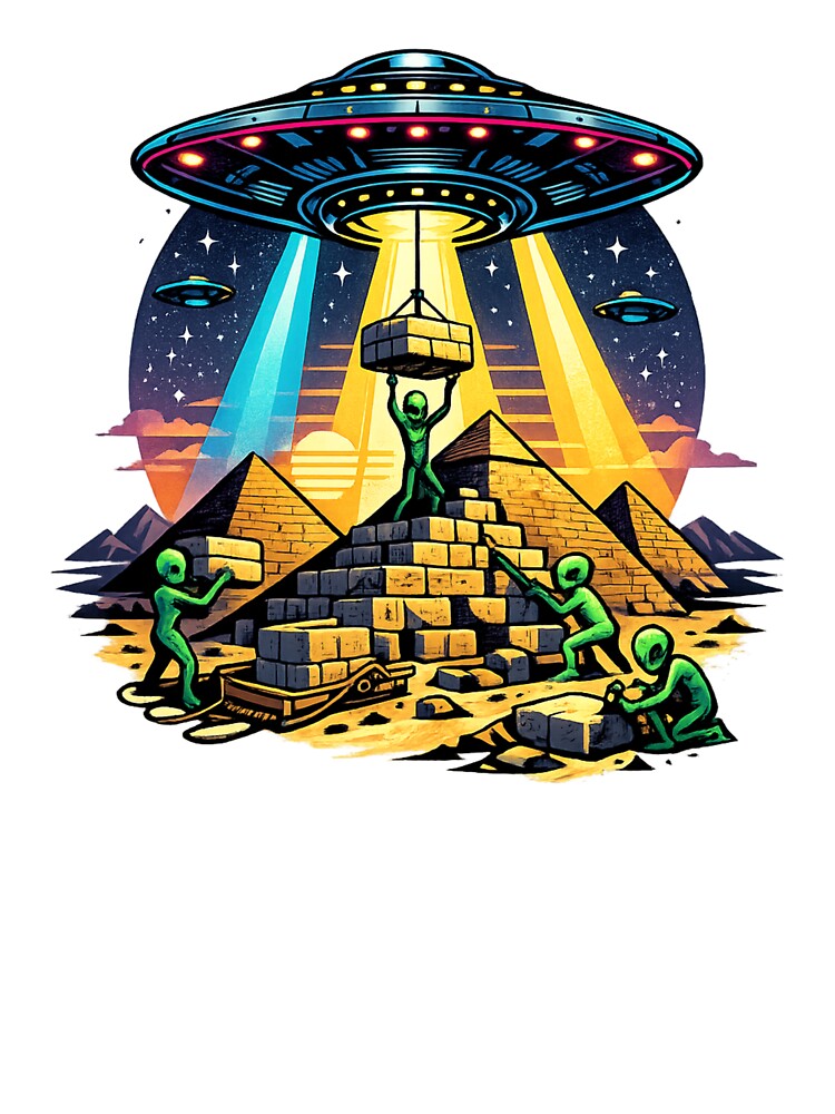 Alien Egypt's Pyramids by redsharkuk