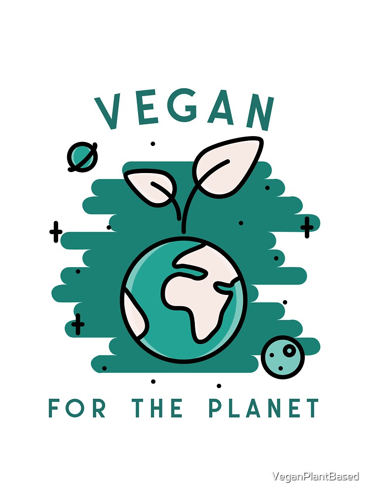 Vegan for the Planet by VeganPlantBased T-Shirts, Hoodie, Sweatshirt | BlankRebels.com (Image 2)