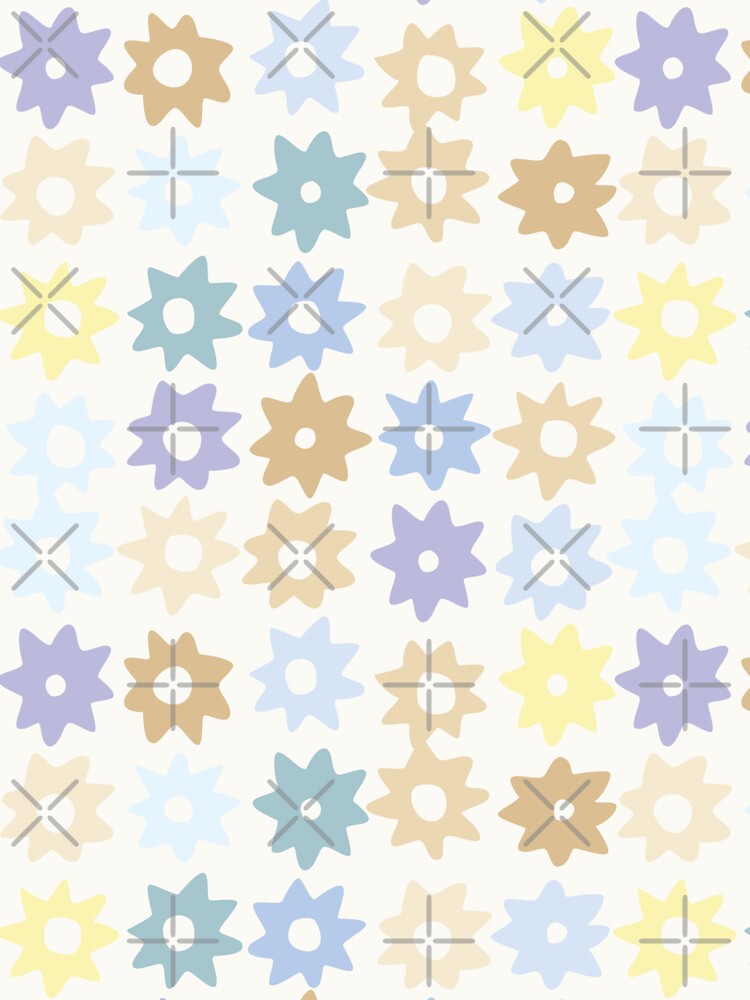 BOHO PASTEL STAR PATTERN by blomastudios T-Shirts, Hoodie, Sweatshirt | BlankRebels.com (Image 3)