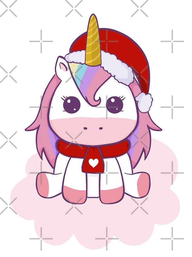 Xmas Unicorn by ClaudiaGrosso T-Shirts, Hoodie, Sweatshirt | BlankRebels.com (Image 3)