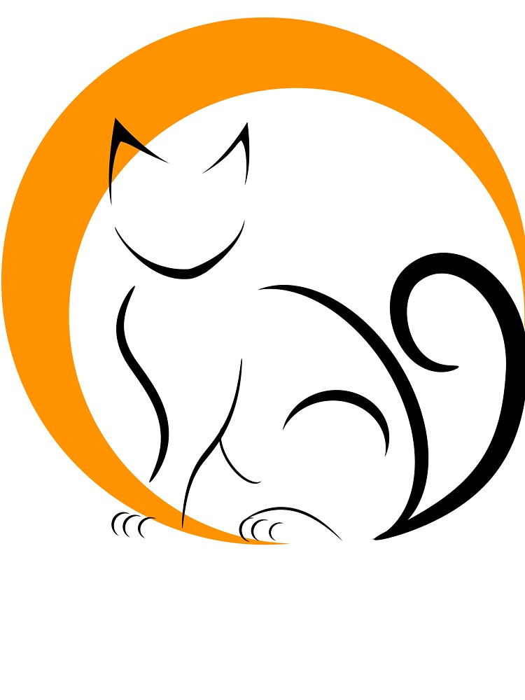 Halloween Black Cat with Moon by Risa-C T-Shirts, Hoodie, Sweatshirt | BlankRebels.com (Image 3)
