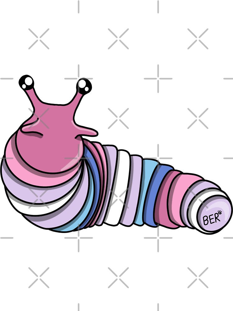 Bigender Pride Fidget Slug by SentABear T-Shirts, Hoodie, Sweatshirt | BlankRebels.com (Image 3)