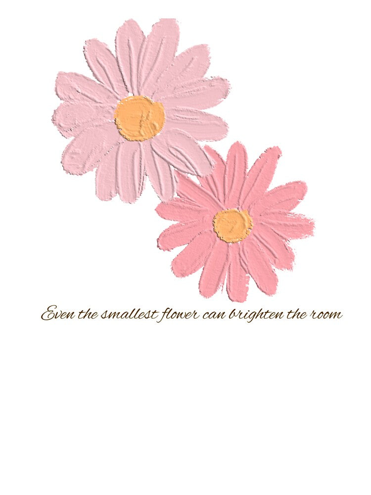 Even the smallest Flower can brighten the room- Pastel floral Art by kawaiiBloom T-Shirts, Hoodie, Sweatshirt (Image 3)