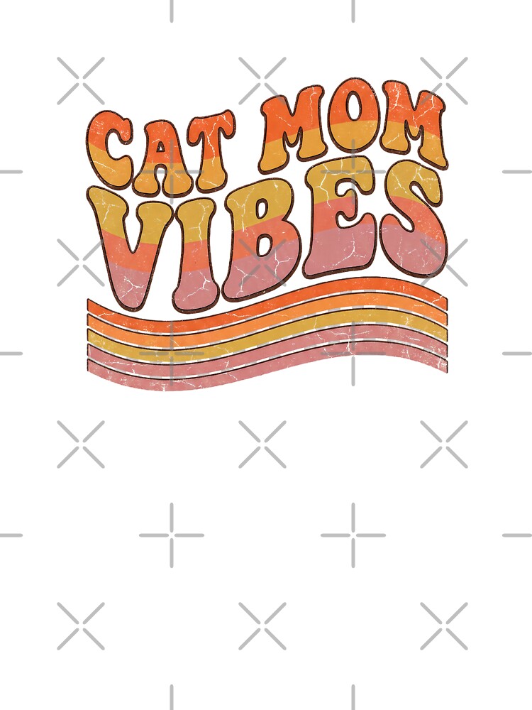 Cat Mom Vibes Retro by Quillway T-Shirts, Hoodie, Sweatshirt | BlankRebels.com (Image 3)