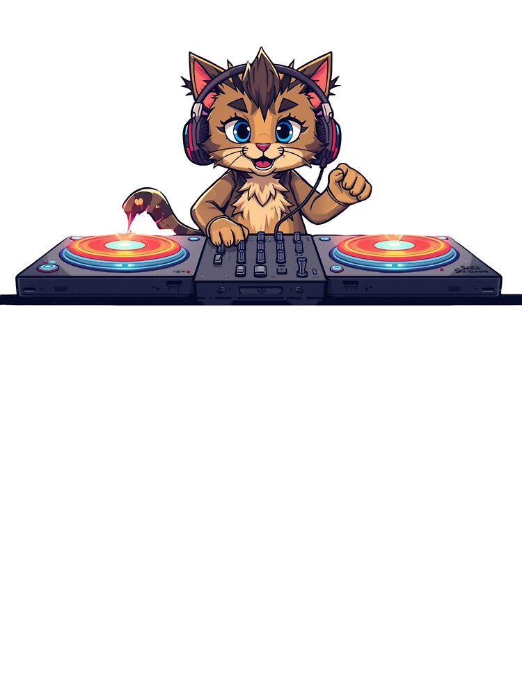 cat dj by jelleboutsen T-Shirts, Hoodie, Sweatshirt | BlankRebels.com (Image 3)