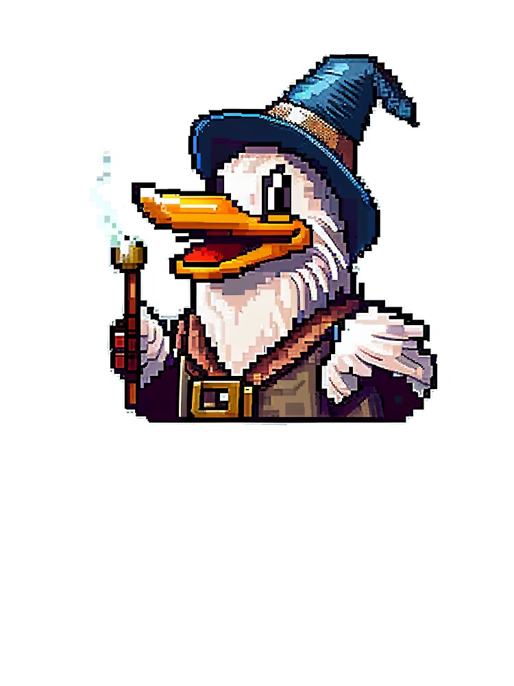 Little wizard duck. by Pixelarium