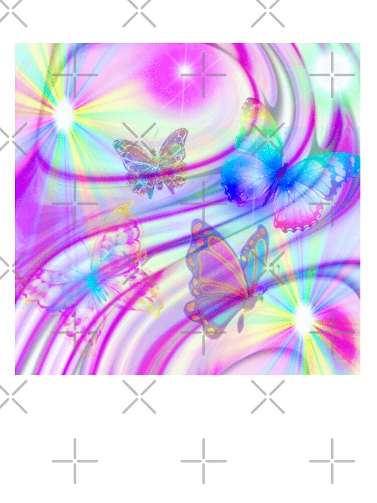 Holographic and glitter butterfly by zrvby T-Shirts, Hoodie, Sweatshirt | BlankRebels.com (Image 3)