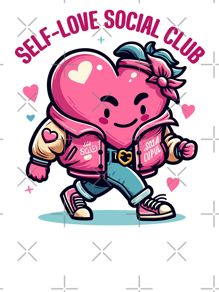 Self love Social Club - Valentine's day by SFIPS T-Shirts, Hoodie, Sweatshirt | BlankRebels.com (Image 3)