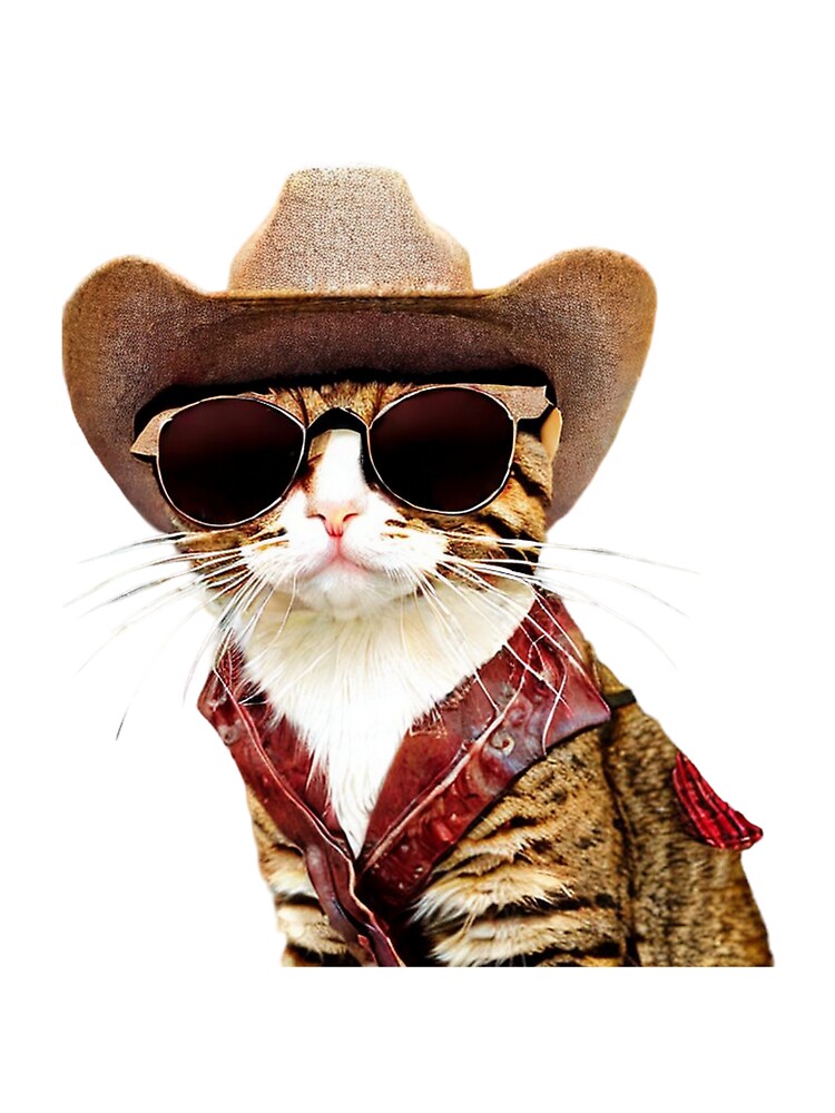 Cowboy Cat by catontheroof T-Shirts, Hoodie, Sweatshirt | BlankRebels.com (Image 3)