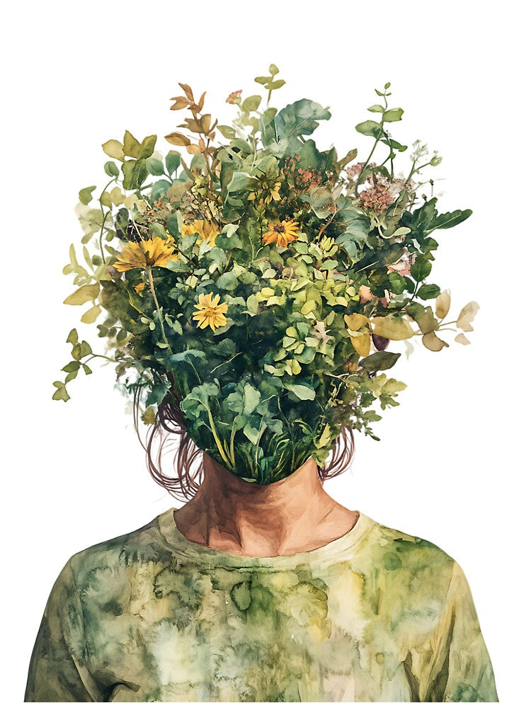 Botanical Plant Addict Lady by bapupa T-Shirts, Hoodie, Sweatshirt | BlankRebels.com (Image 3)