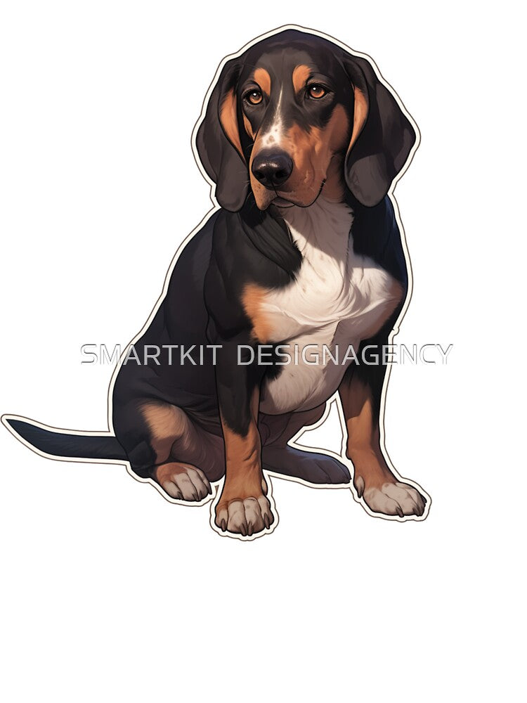 Bavarian Mountain Scent Hound Portrait by SMARTKIT  DESIGNAGENCY T-Shirts, Hoodie, Sweatshirt | BlankRebels.com (Image 3)