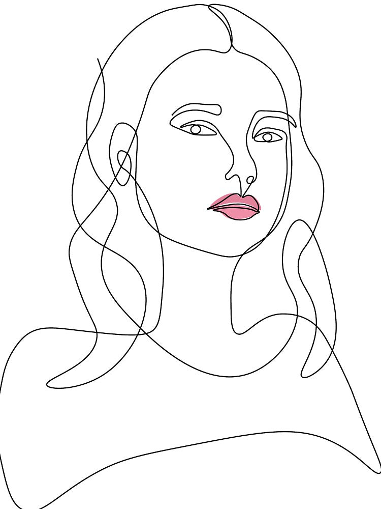 Random girl by OneLineDrawings T-Shirts, Hoodie, Sweatshirt | BlankRebels.com (Image 3)
