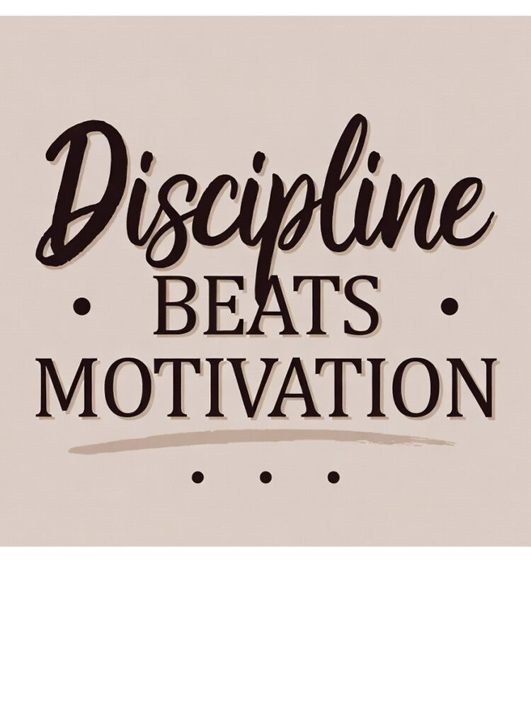 Discipline Beats Motivation – Aesthetic Quote Design by DRstore95 T-Shirts, Hoodie, Sweatshirt | BlankRebels.com (Image 3)