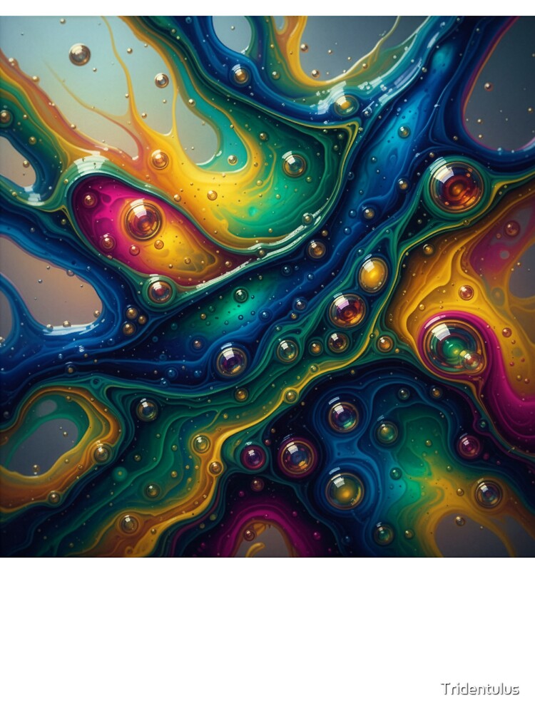Colorful Abstract Fluid Movement by Tridentulus T-Shirts, Hoodie, Sweatshirt | BlankRebels.com (Image 3)