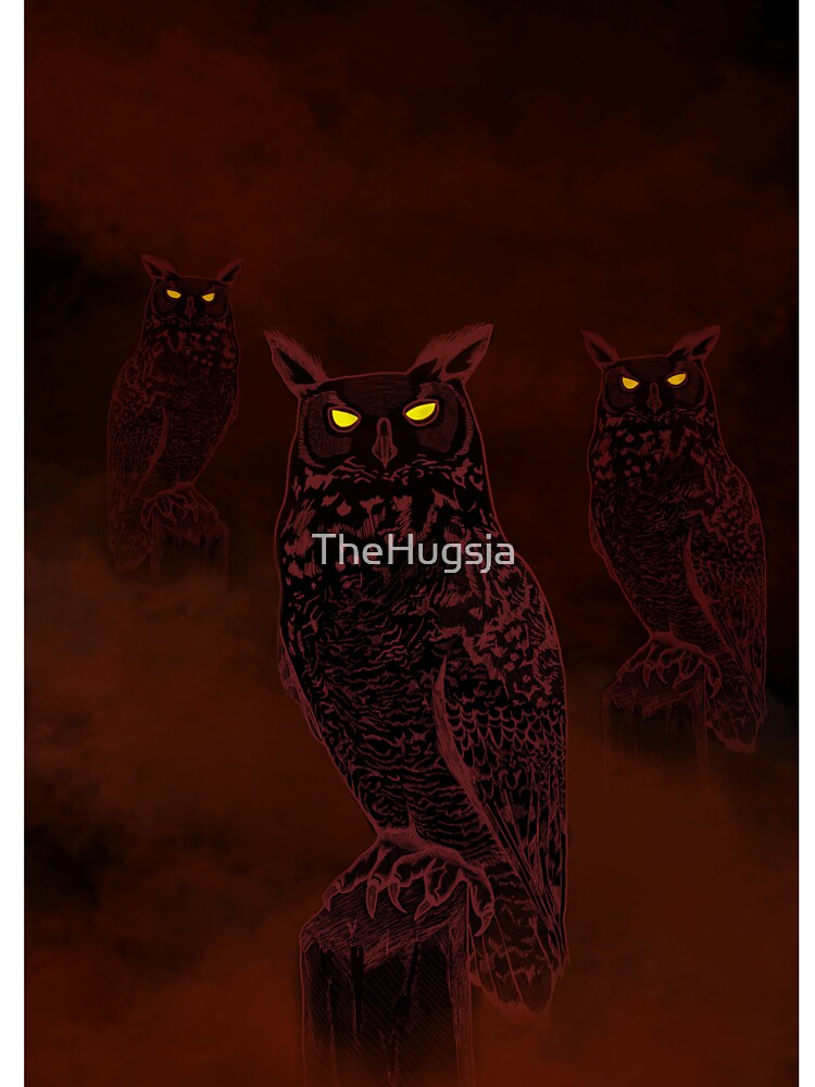 Metal punk psychedelic Owls by TheHugsja T-Shirts, Hoodie, Sweatshirt | BlankRebels.com (Image 3)