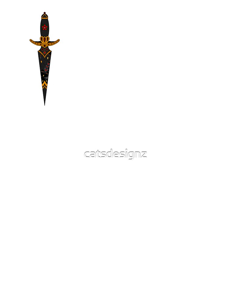 American Traditional Scorpion Dagger by catsdesignz T-Shirts, Hoodie, Sweatshirt | BlankRebels.com (Image 3)