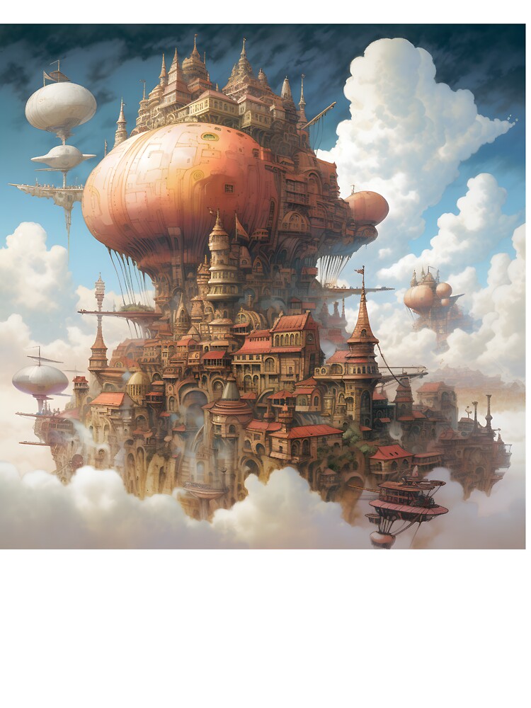 Skyhaven - High Fantasy AI Art by ShadyTabby T-Shirts, Hoodie, Sweatshirt | BlankRebels.com (Image 3)