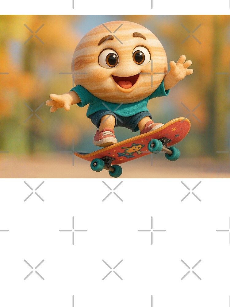 Skater Planet Jupiter by Sillytoe T-Shirts, Hoodie, Sweatshirt | BlankRebels.com (Image 3)