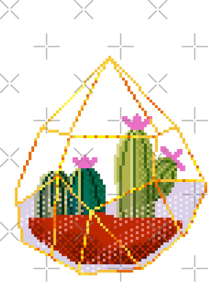 Succulent pixel art cute by Soft-Maiot T-Shirts, Hoodie, Sweatshirt | BlankRebels.com (Image 3)