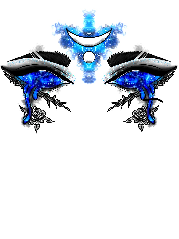 The eyes of the night goddess NYX (galaxy & eye graphic art) by Artsyylicious T-Shirts, Hoodie, Sweatshirt (Image 3)