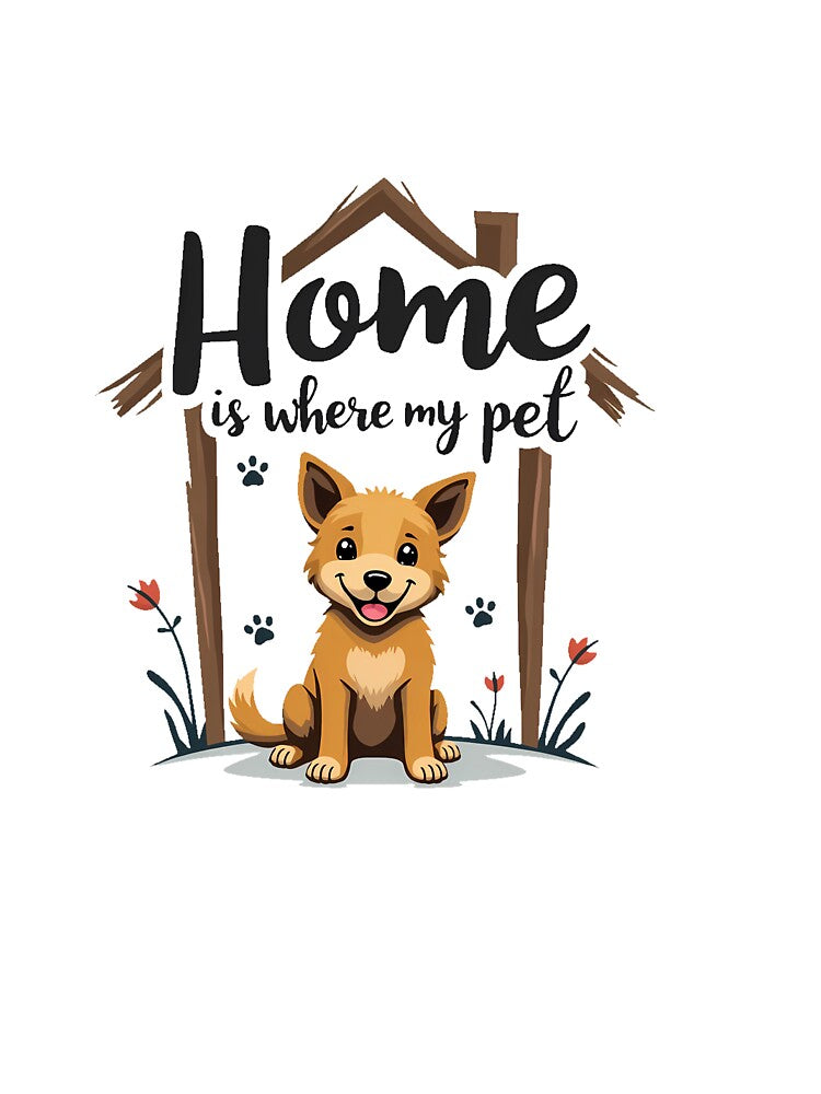 Home Is Where My Pet Is Cute Pet Lover Quote T-Shirts, Hoodie, Sweatshirt