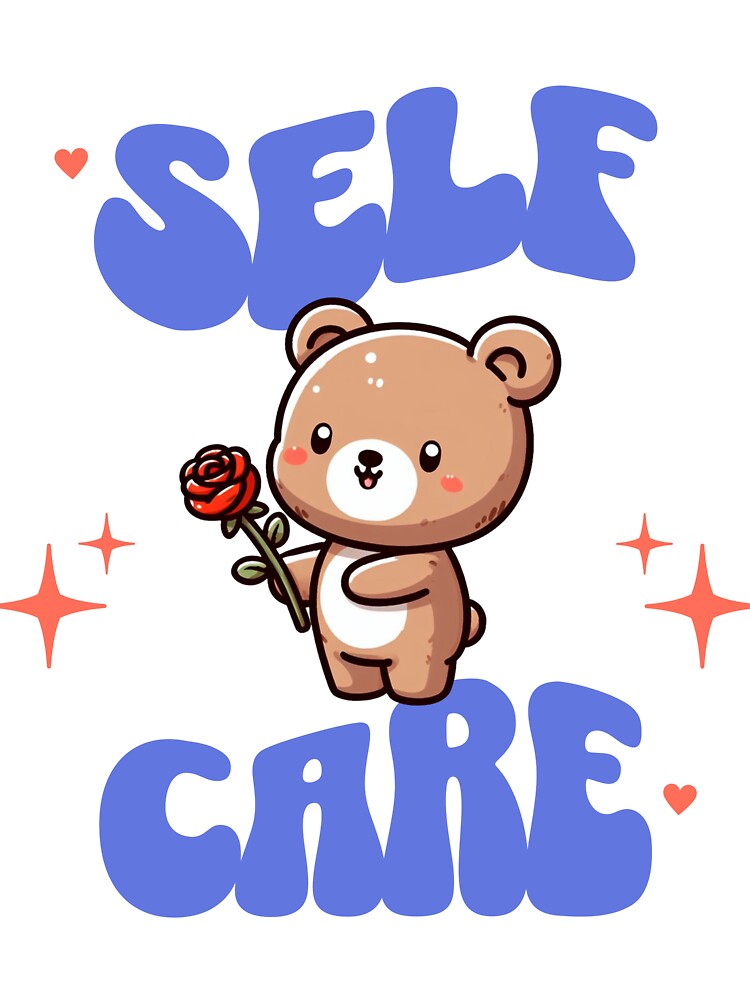 self care american traditional rose Bear by LemuellTrends T-Shirts, Hoodie, Sweatshirt | BlankRebels.com (Image 2)