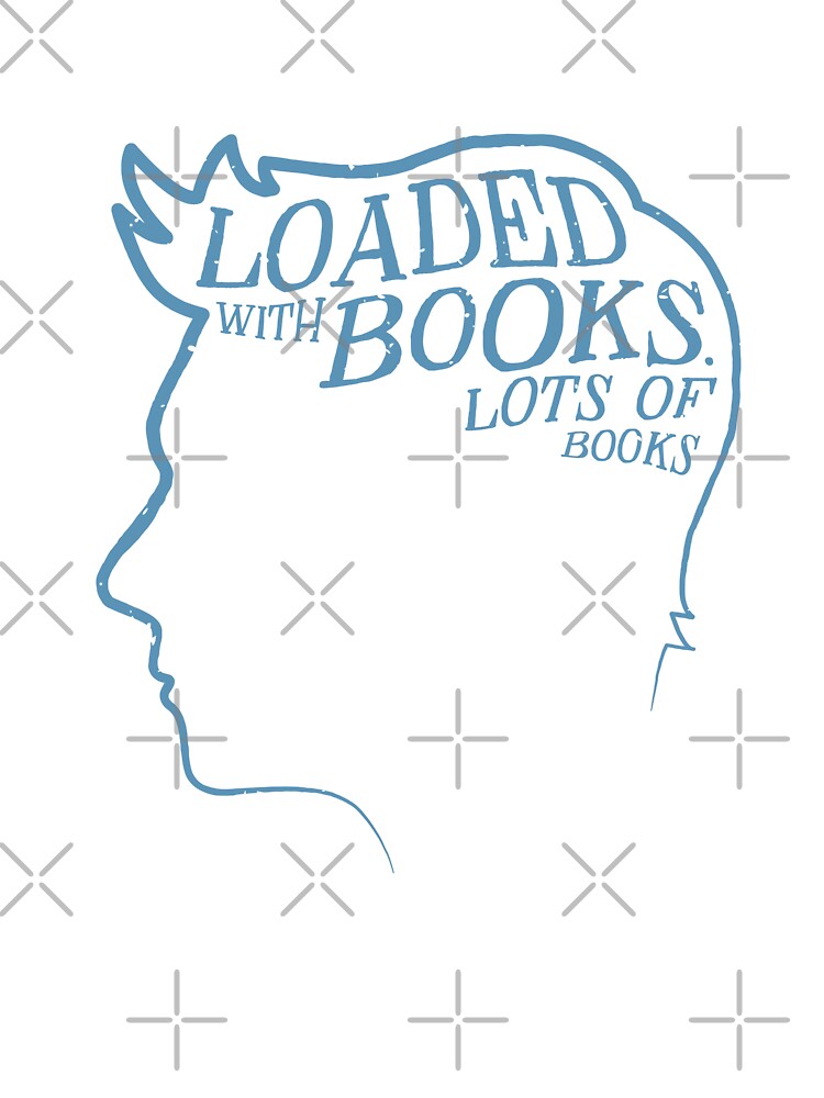 Brain Loaded with Books Bookworm Silhouette by Geek Updated T-Shirts, Hoodie, Sweatshirt | BlankRebels.com (Image 3)