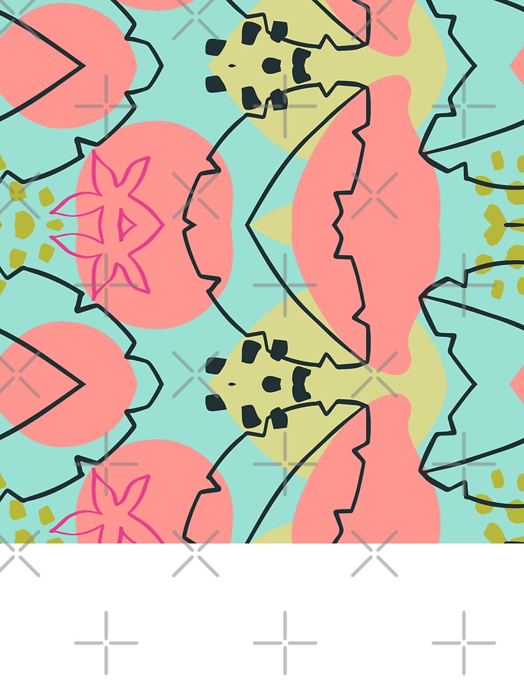 Abstract Retro patterns art cute design by Kamzzi T-Shirts, Hoodie, Sweatshirt | BlankRebels.com (Image 3)