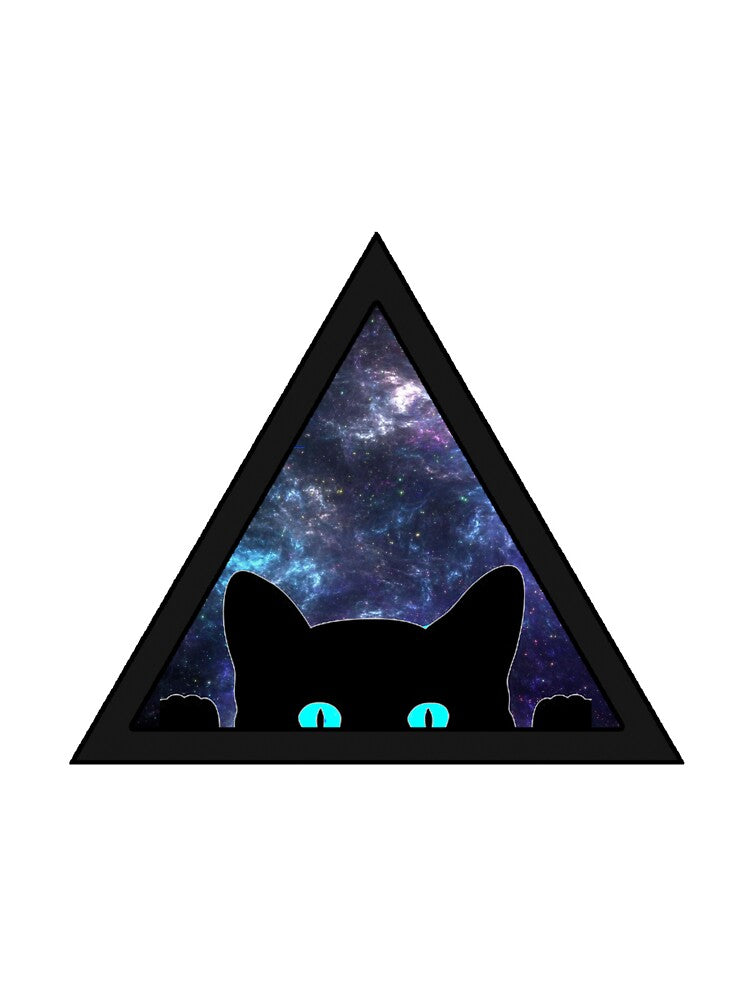 Cat Space Triangle by Swirlstache T-Shirts, Hoodie, Sweatshirt | BlankRebels.com (Image 3)