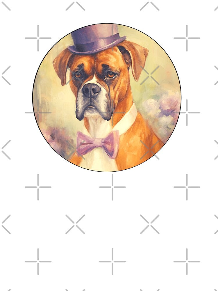 Vintage Elegant Watercolor Boxer Dog by TheAnimalZ00 T-Shirts, Hoodie, Sweatshirt | BlankRebels.com (Image 3)