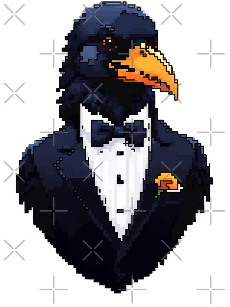 Pixel Crow Mystique by NaturePixel T-Shirts, Hoodie, Sweatshirt | BlankRebels.com (Image 3)