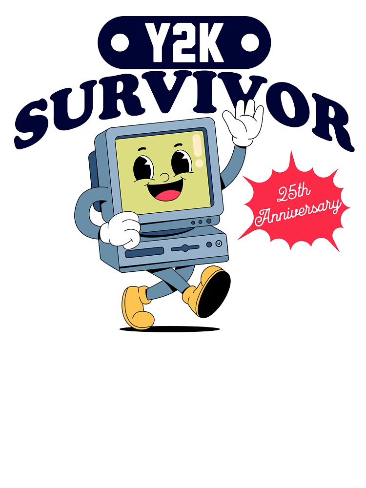 Y2K Survivor - 25th Anniversary by aaronleonard T-Shirts, Hoodie, Sweatshirt | BlankRebels.com (Image 3)