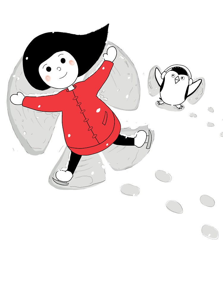 Christmas Girl Angels in the Snow by Christopher Murton T-Shirts, Hoodie, Sweatshirt | BlankRebels.com (Image 3)