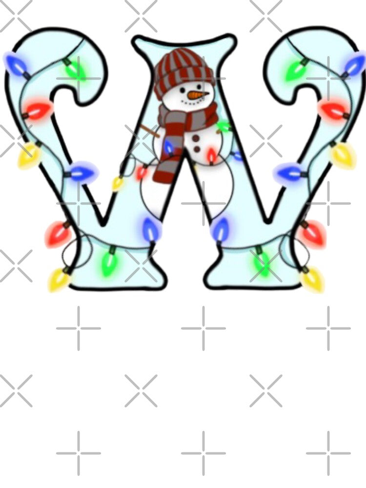 Holiday themed letter W by Artistkhg T-Shirts, Hoodie, Sweatshirt | BlankRebels.com (Image 3)