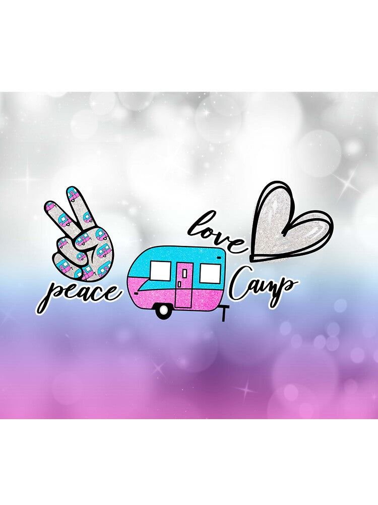 PEACE LOVE CAMPING by chanchan79 T-Shirts, Hoodie, Sweatshirt | BlankRebels.com (Image 3)