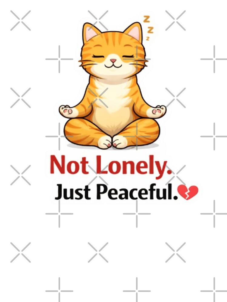 Not Lonely. Just Peaceful by Hiranyakashipu S T-Shirts, Hoodie, Sweatshirt | BlankRebels.com (Image 3)